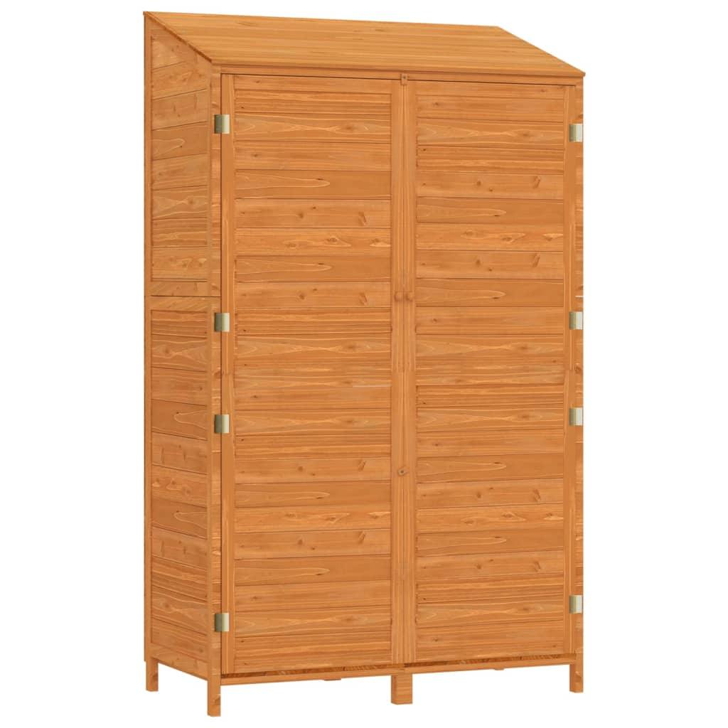 Garden Shed Brown 40.2"x20.5"x68.7" Solid Wood Fir at Set Shop and Smile