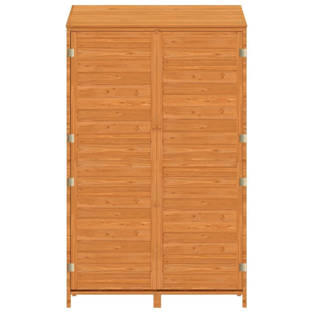 Garden Shed Brown 40.2"x20.5"x68.7" Solid Wood Fir at Set Shop and Smile