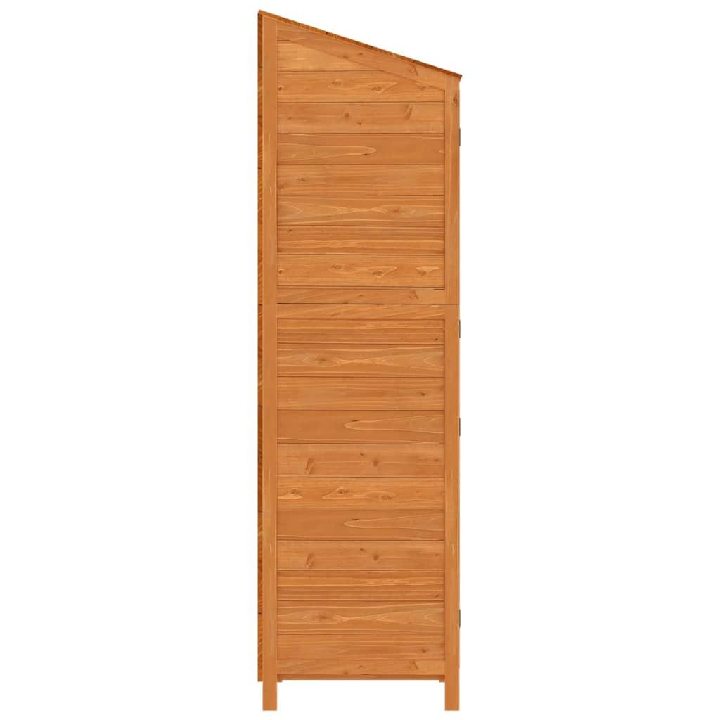 Garden Shed Brown 40.2"x20.5"x68.7" Solid Wood Fir at Set Shop and Smile