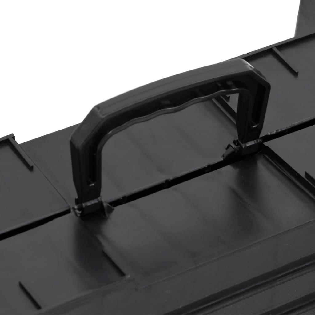 Folding Dog Ramp Black 60.2"x15.7"x4.9" Plastic at Set Shop and Smile