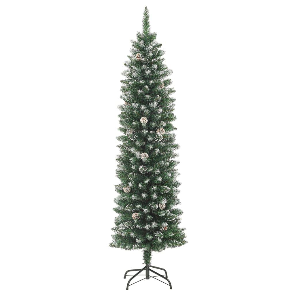 Artificial Slim Christmas Tree with Stand 4 ft PVC at Set Shop and Smile
