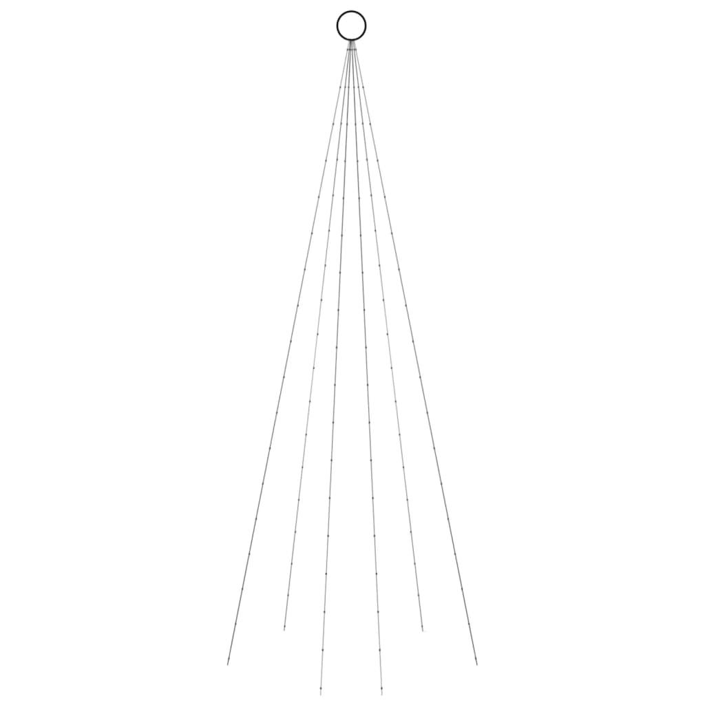 Christmas Tree on Flagpole Warm White 108 LEDs 6 ft at Set Shop and Smile