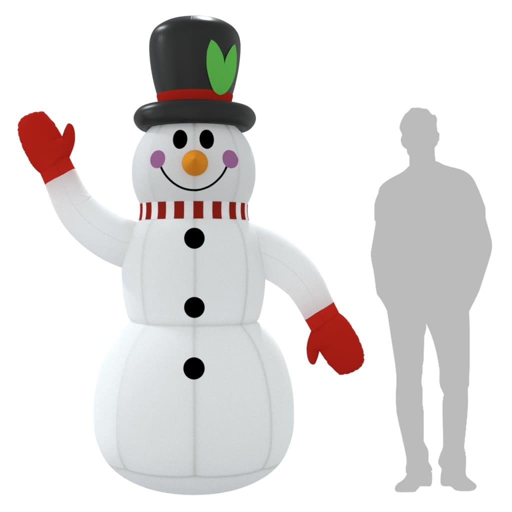Inflatable Snowman with LEDs 8 ft at Set Shop and Smile