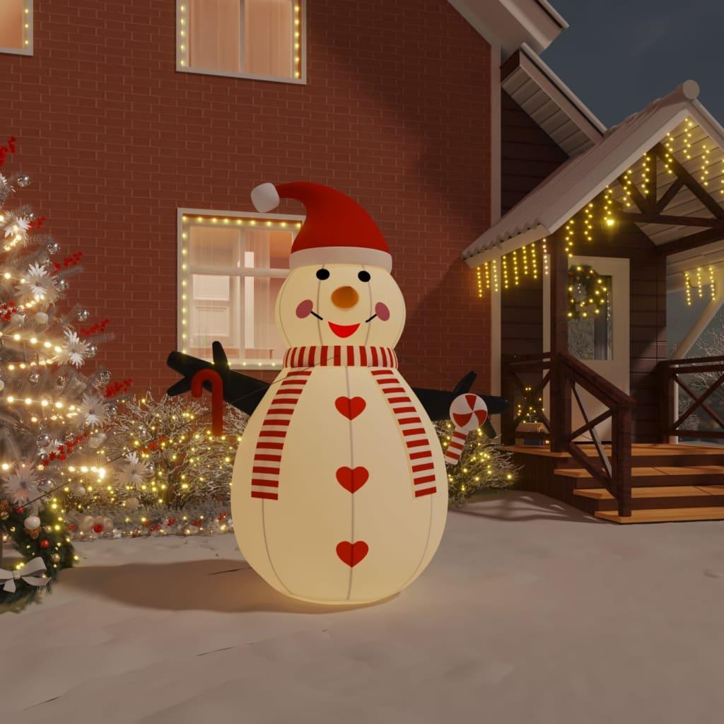 Inflatable Snowman with LEDs 8 ft at Set Shop and Smile