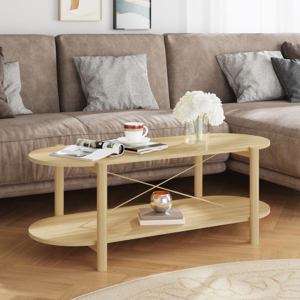 Coffee Table 43.3"x18.9"x15.7" Engineered Wood at Set Shop and Smile