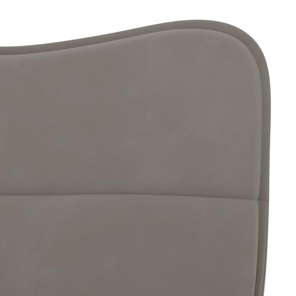 Dining Chairs 2 pcs Light Gray Velvet at Set Shop and Smile