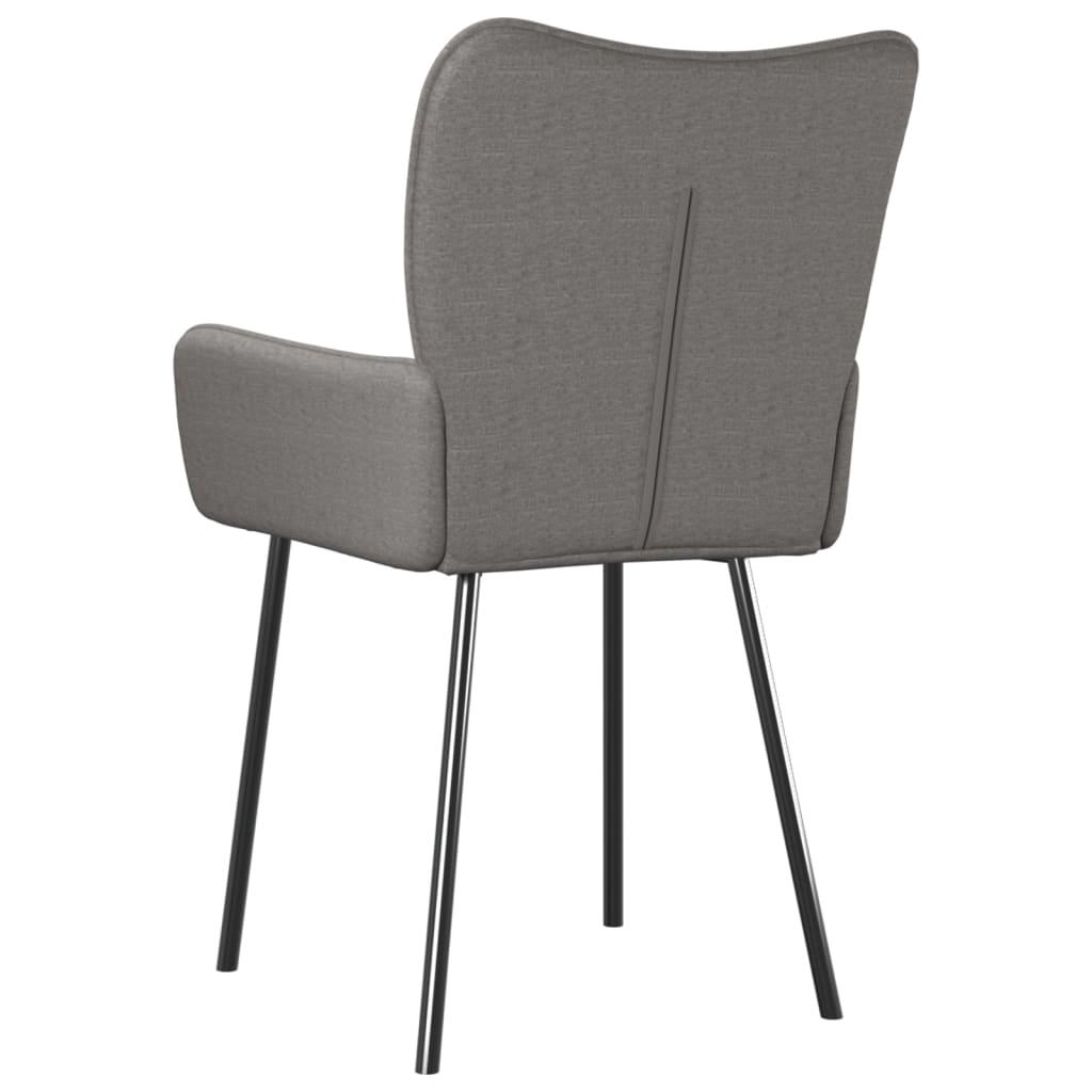 Dining Chairs 2 pcs Light Gray Fabric at Set Shop and Smile