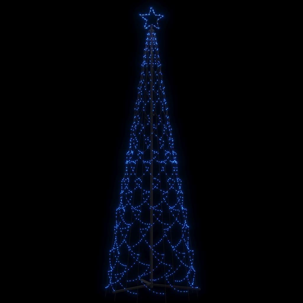 Christmas Cone Tree Blue 500 LEDs 3x10 ft at Set Shop and Smile