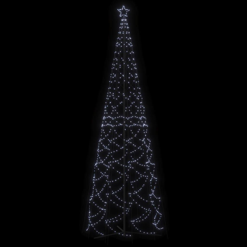 Christmas Cone Tree Cold White 1400 LEDs 5x16 ft at Set Shop and Smile