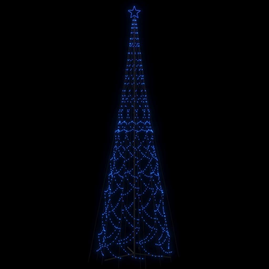 Christmas Cone Tree Blue 3000 LEDs 8x26 ft at Set Shop and Smile