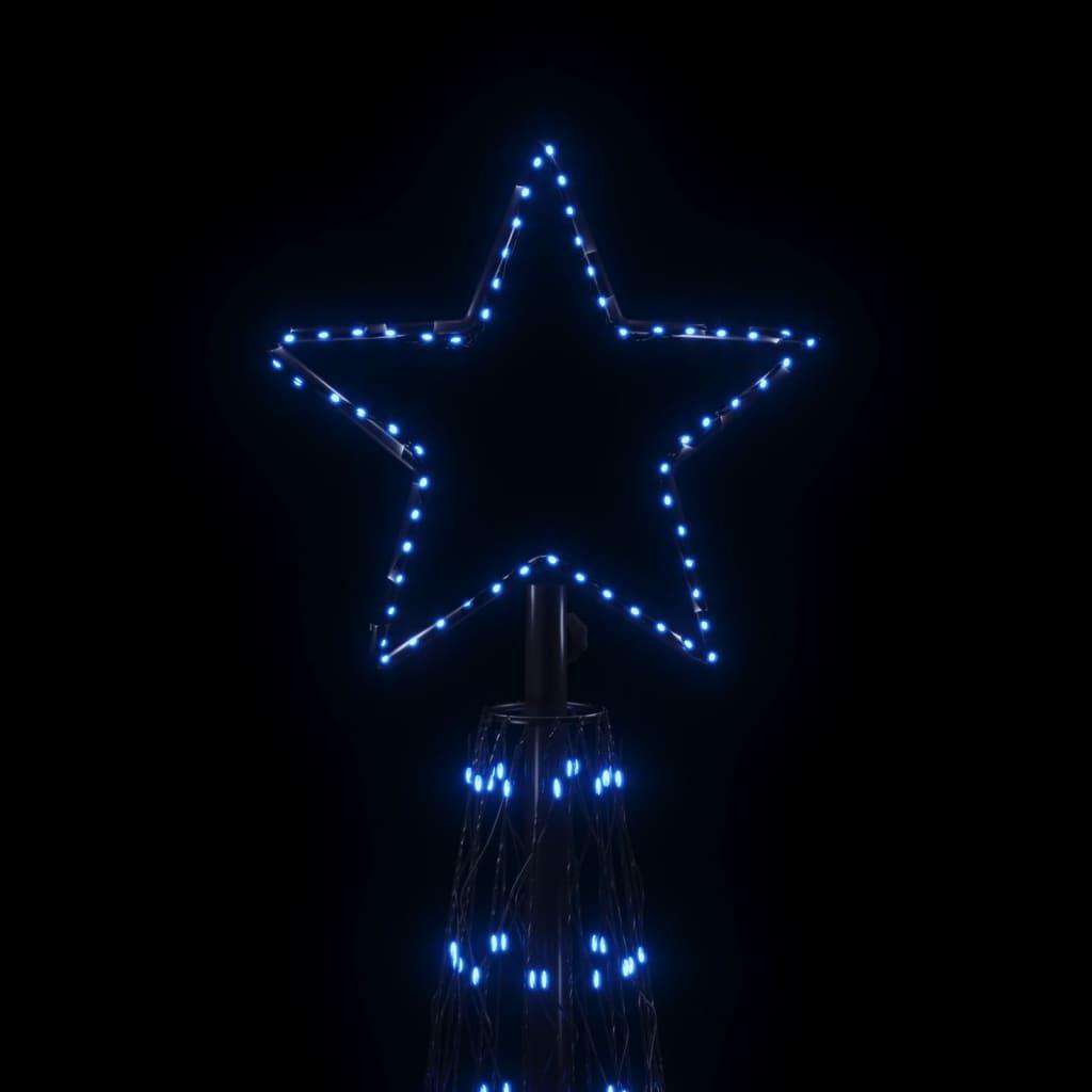 Christmas Cone Tree Blue 3000 LEDs 8x26 ft at Set Shop and Smile