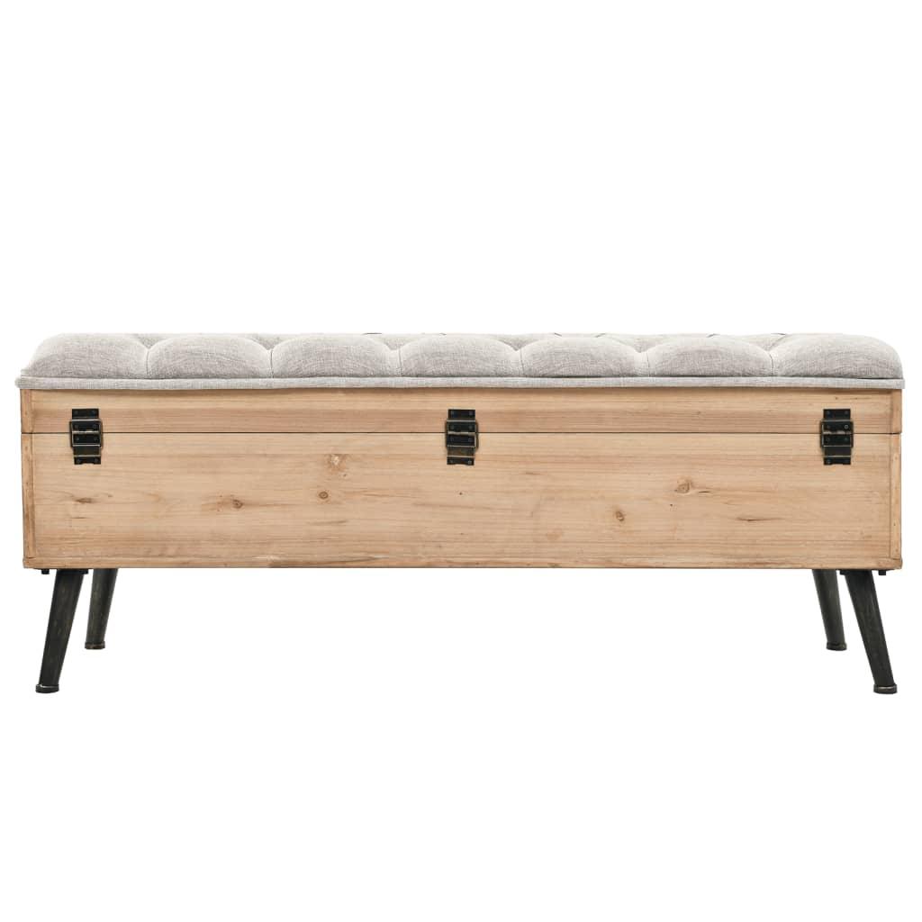 Storage Bench 43.3" Solid Wood Fir at Set Shop and Smile
