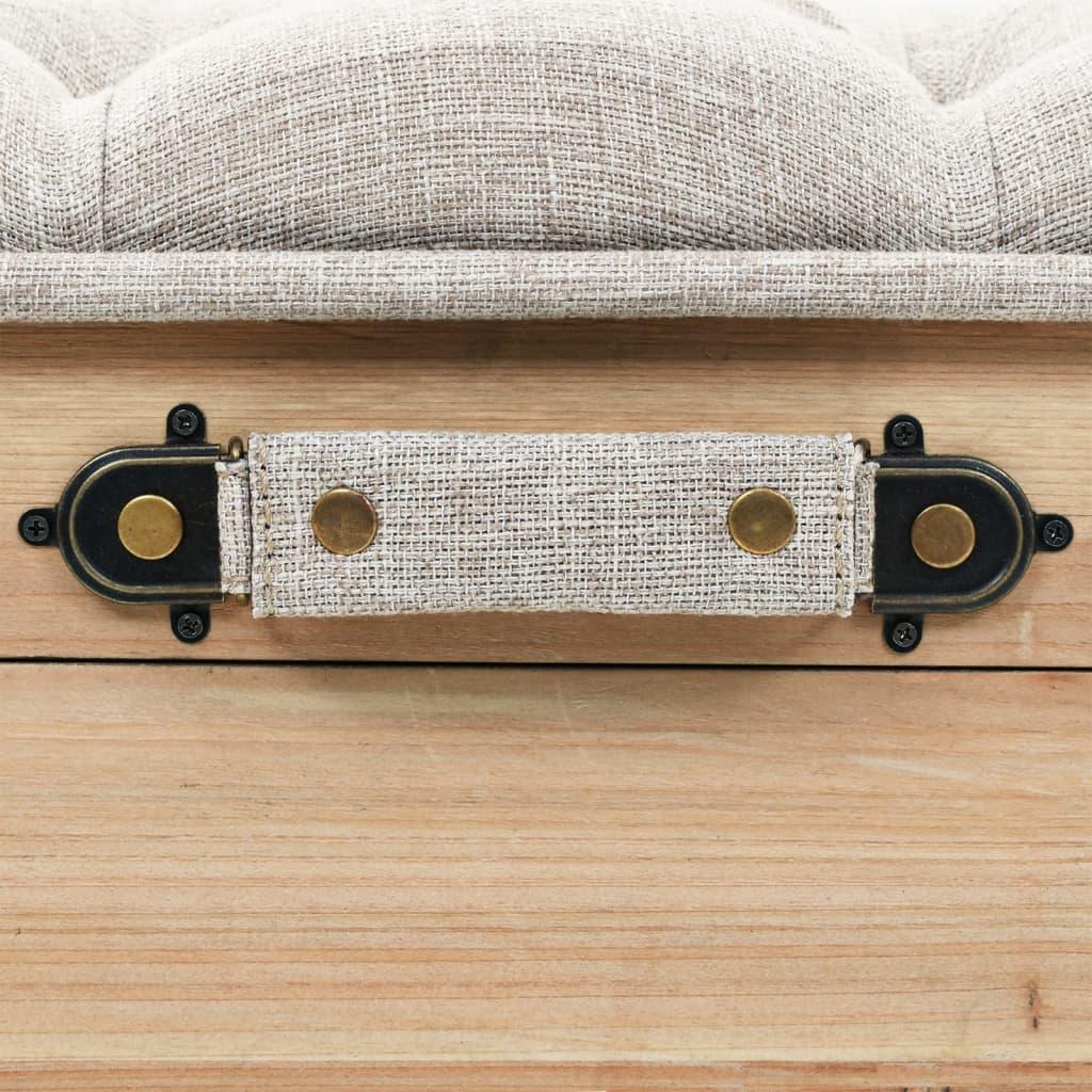 Storage Bench 43.3" Solid Wood Fir at Set Shop and Smile