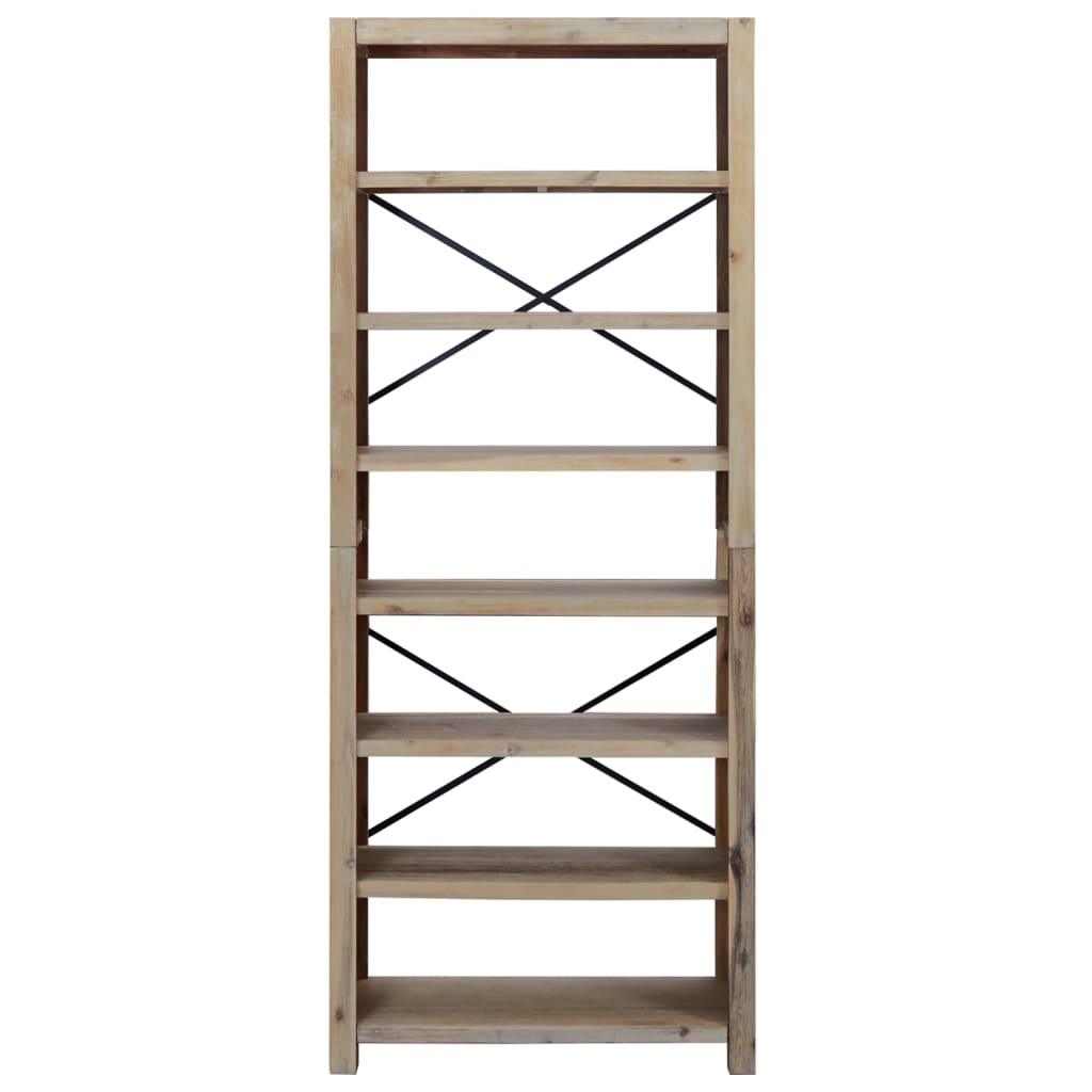 7-Tier Bookcase 31.5"x11.8"x78.7" Solid Wood Acacia at Set Shop and Smile