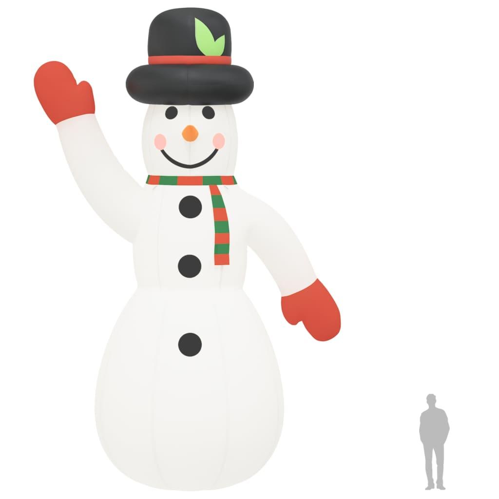Christmas Inflatable Snowman with LEDs 393.7" at Set Shop and Smile