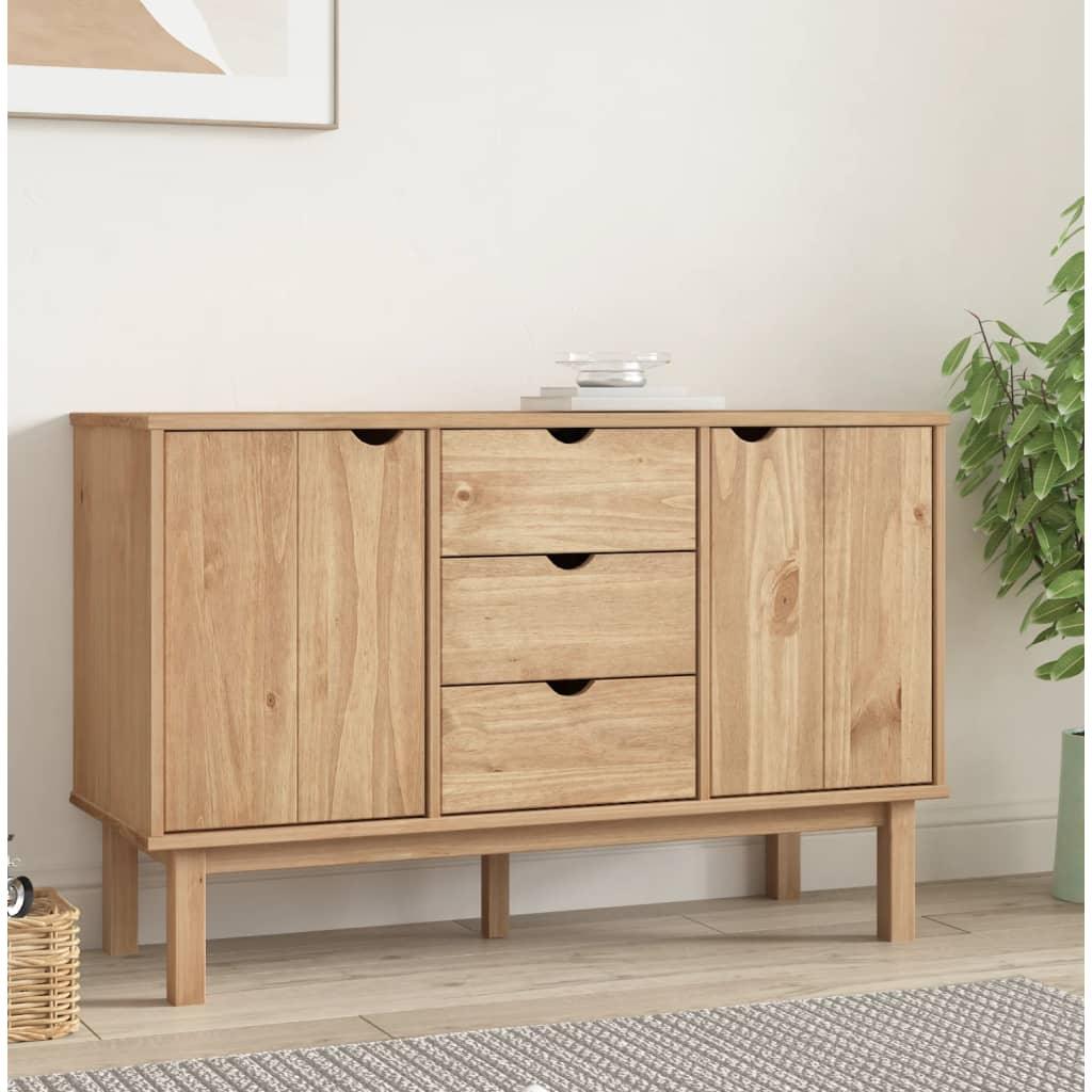 Sideboard OTTA 44.7"x16.9"x28.7" Solid Wood Pine at Set Shop and Smile