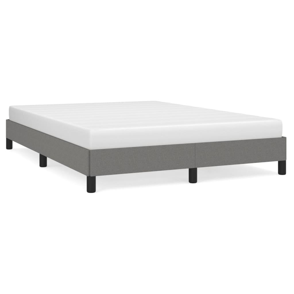 Bed Frame Dark Gray 59.8"x79.9" Queen Fabric at Set Shop and Smile