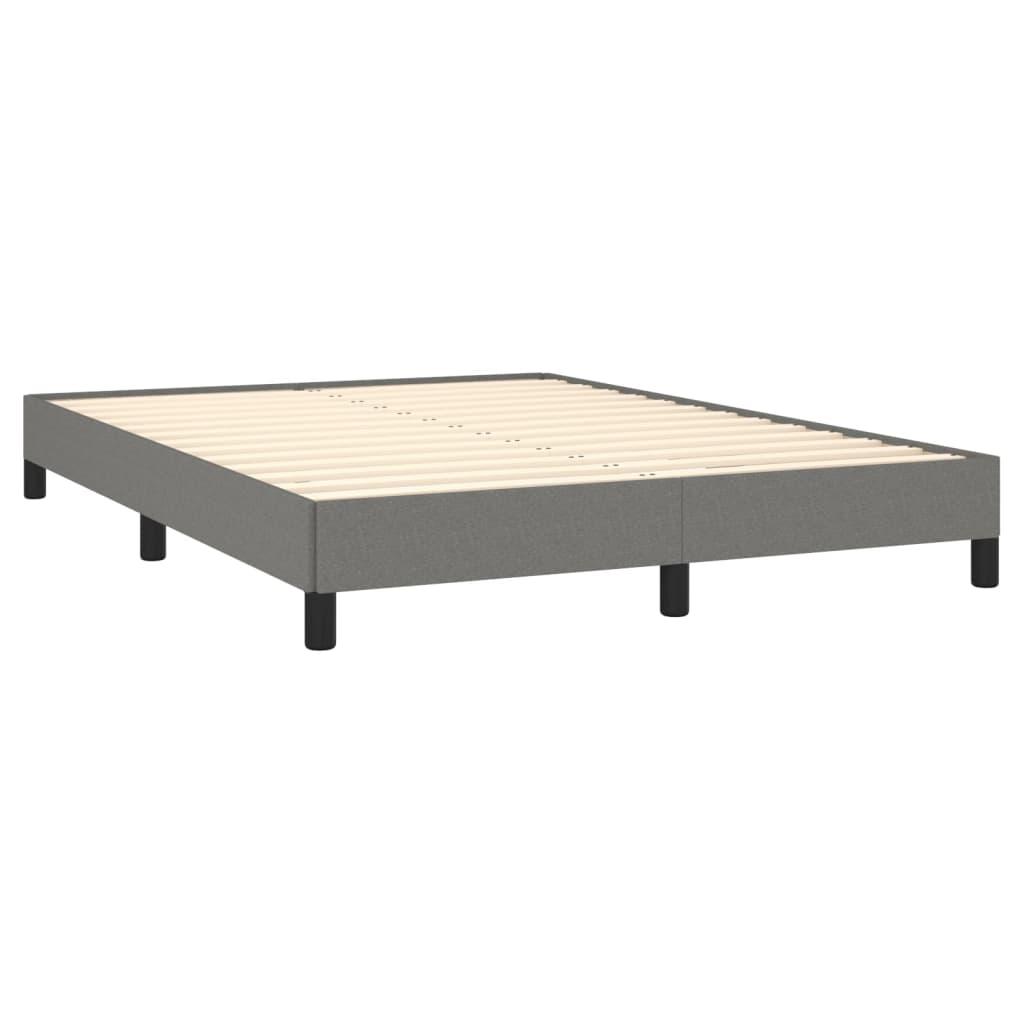 Bed Frame Dark Gray 59.8"x79.9" Queen Fabric at Set Shop and Smile