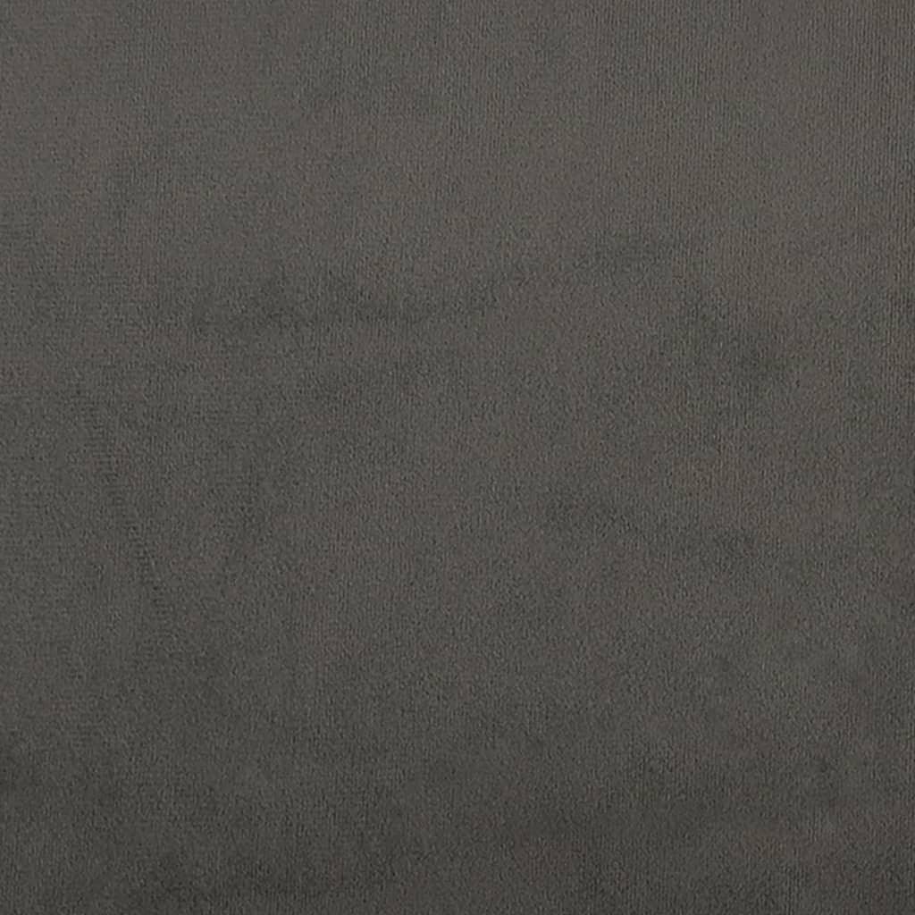 Bed Frame Dark Gray 39.4"x74.8" Twin Velvet at Set Shop and Smile