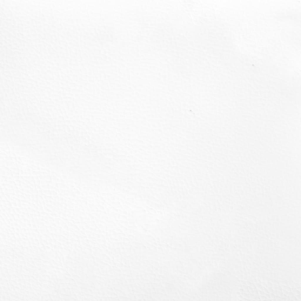 Bed Frame White 59.8"x79.9" Queen Faux Leather at Set Shop and Smile