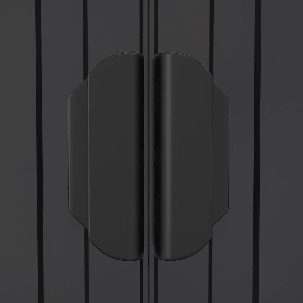 Garden Shed Anthracite 75.6"x42.5"x87.8" Galvanized Steel at Set Shop and Smile