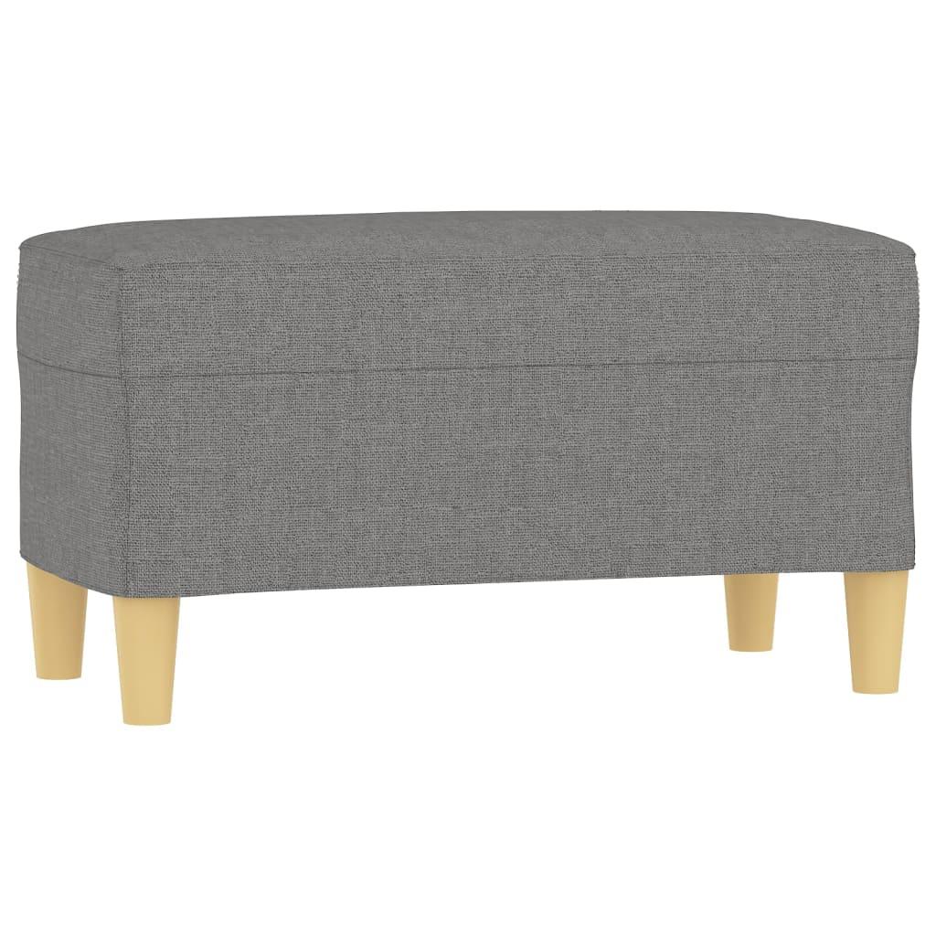 Bench Dark Gray 27.6"x13.8"x16.1" Fabric at Set Shop and Smile