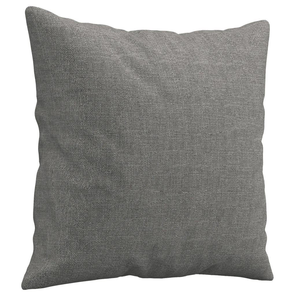 Throw Pillows 2 pcs Dark Gray 15.7"x15.7" Fabric at Set Shop and Smile