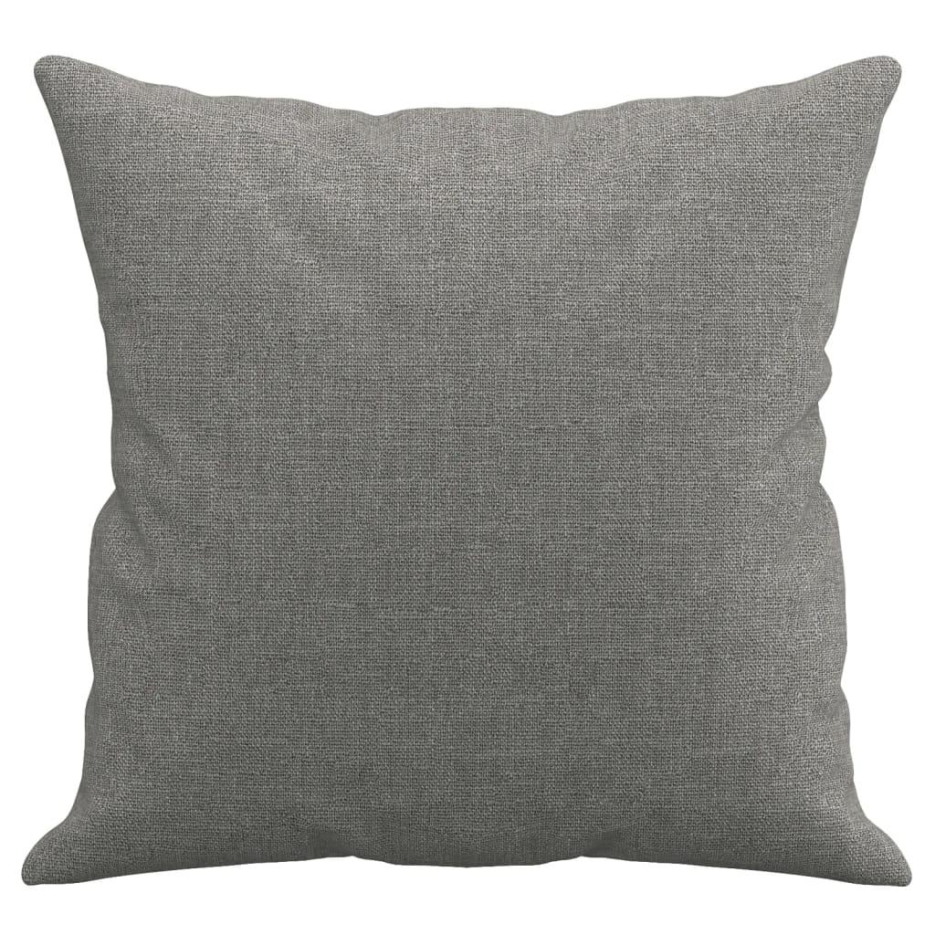 Throw Pillows 2 pcs Dark Gray 15.7"x15.7" Fabric at Set Shop and Smile