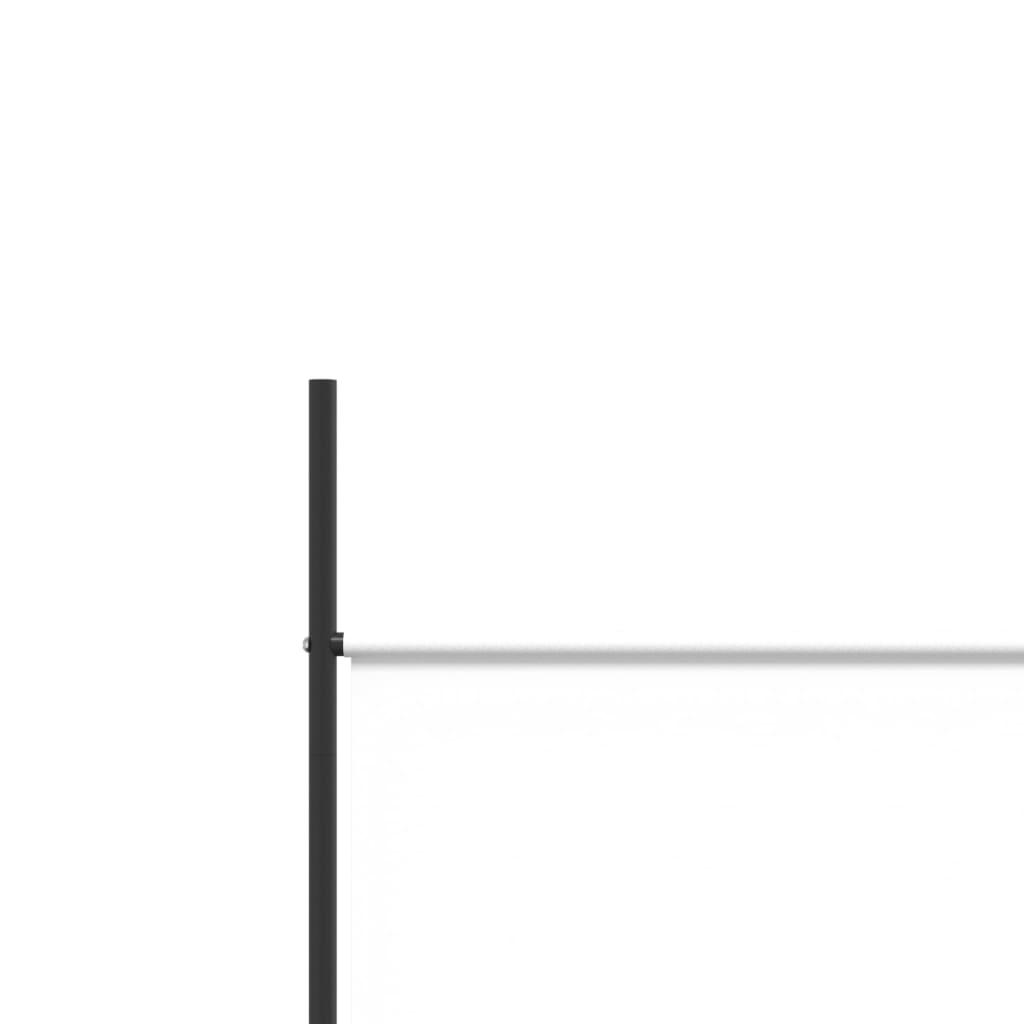 4-Panel Room Divider White 78.7"x78.7" Fabric at Set Shop and Smile