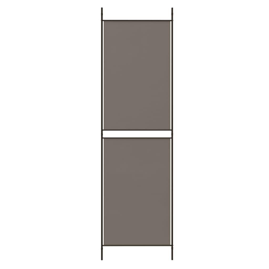 3-Panel Room Divider Anthracite 59.1"x78.7" Fabric at Set Shop and Smile