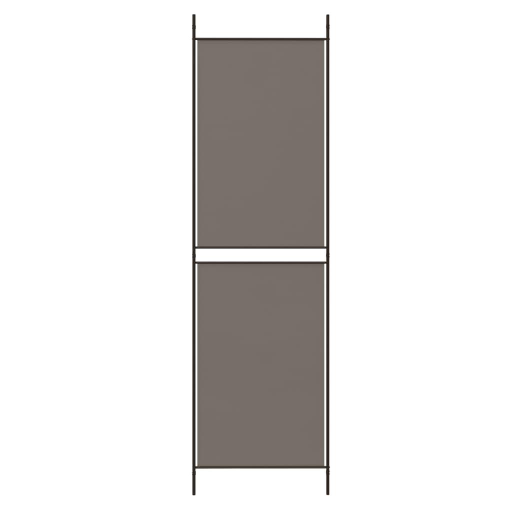 6-Panel Room Divider Anthracite 118.1"x86.6" Fabric at Set Shop and Smile