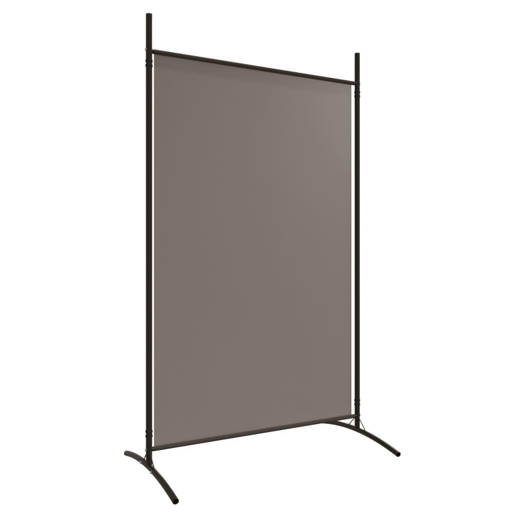 5-Panel Room Divider Anthracite 170.5"x70.9" Fabric at Set Shop and Smile
