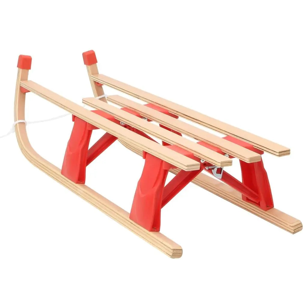 Folding Sledge Wood 43.3" at Set Shop and Smile