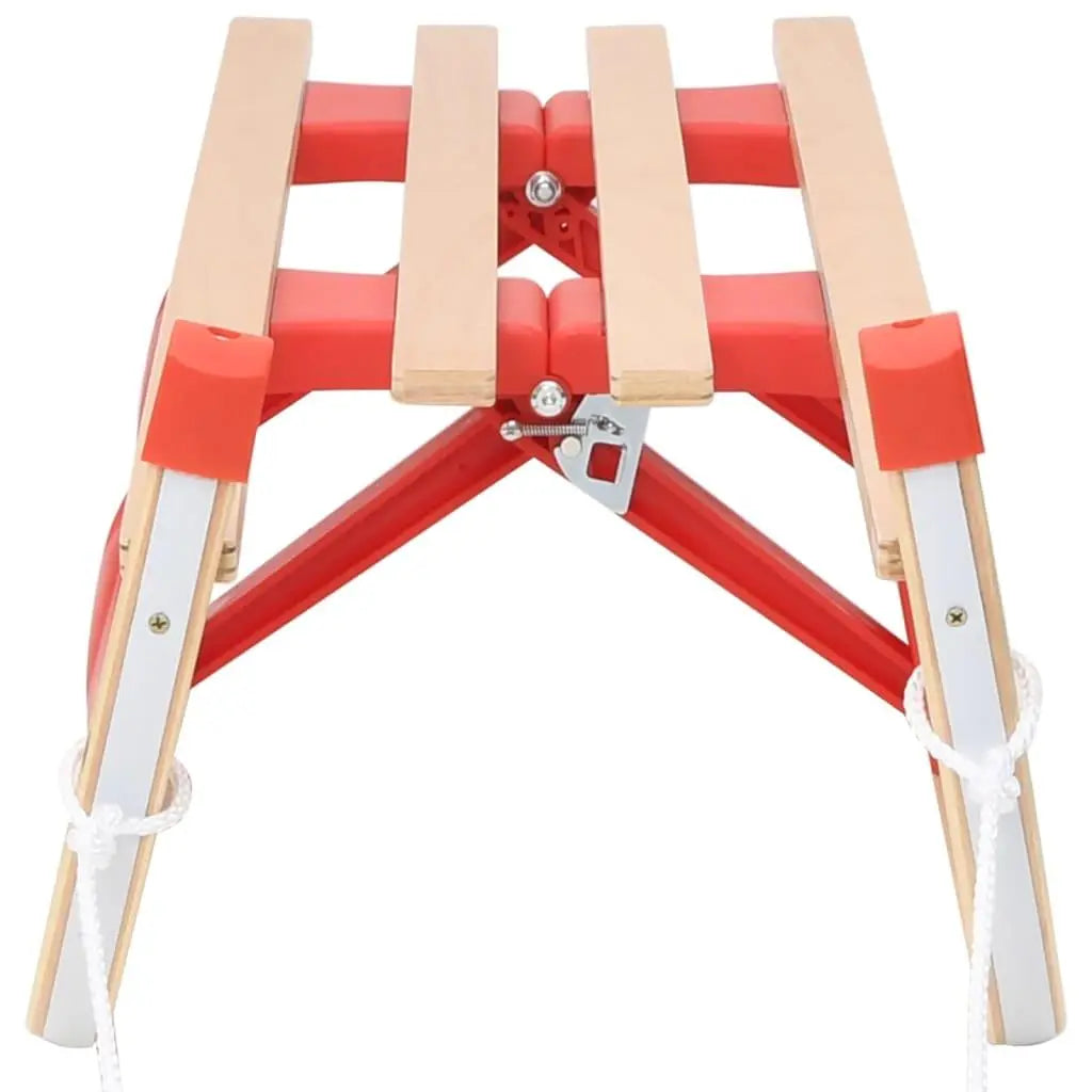 Folding Sledge Wood 43.3" at Set Shop and Smile