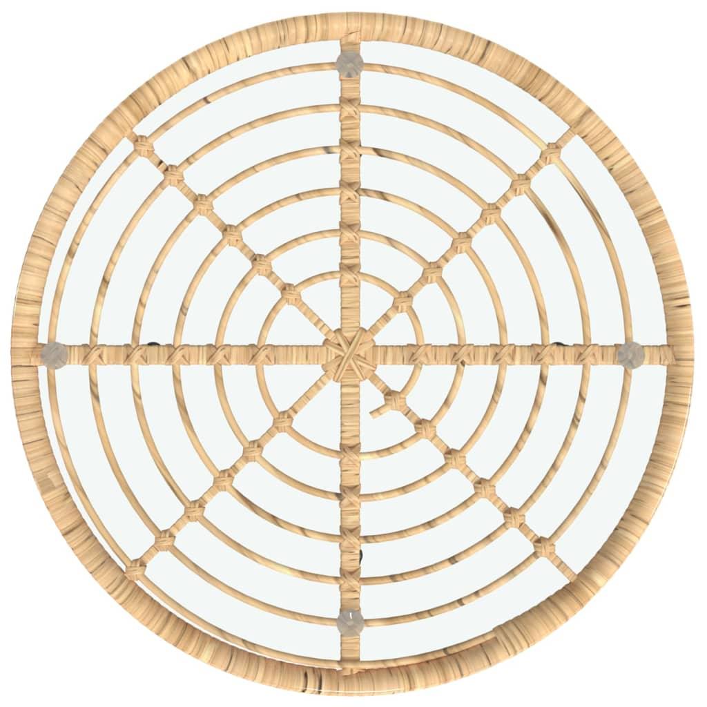 Dining Table Ø31.5" Tempered Glass and Steel at Set Shop and Smile