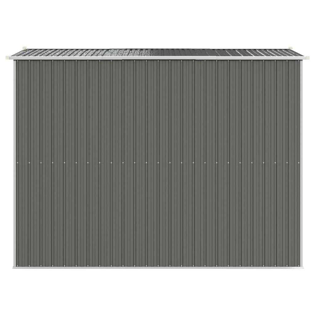 Garden Shed Light Gray 75.6"x107.9"x87.8" Galvanized Steel at Set Shop and Smile