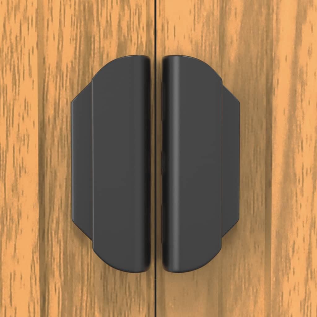 Garden Shed Light Brown 75.6"x107.9"x87.8" Galvanized Steel at Set Shop and Smile