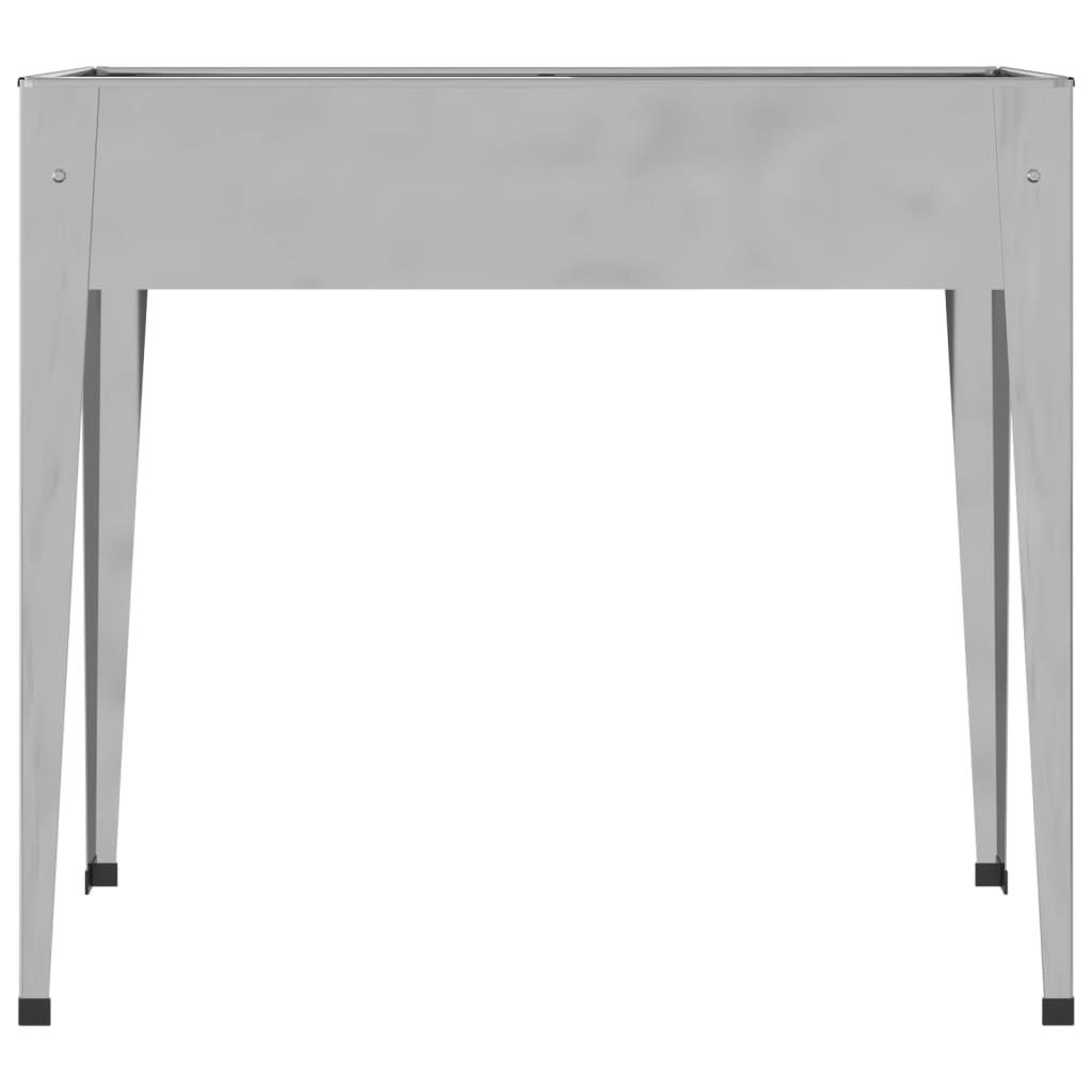 Garden Planters 2 pcs Galvanized Steel at Set Shop and Smile