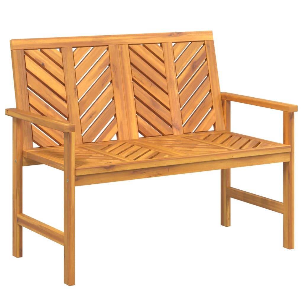 Patio Bench 42.9" Solid Wood Acacia at Set Shop and Smile