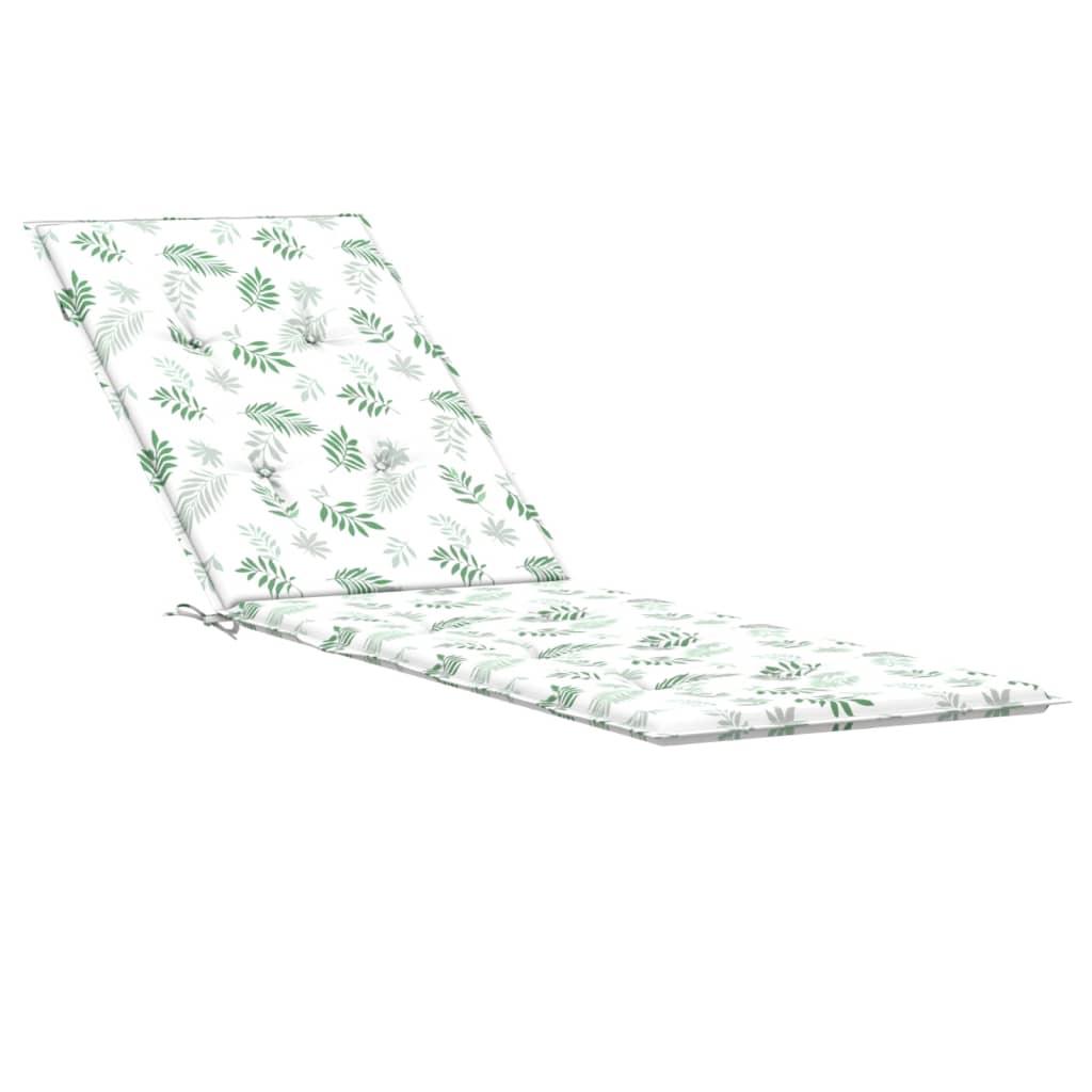Deck Chair Cushion Leaf Pattern Oxford Fabric at Set Shop and Smile