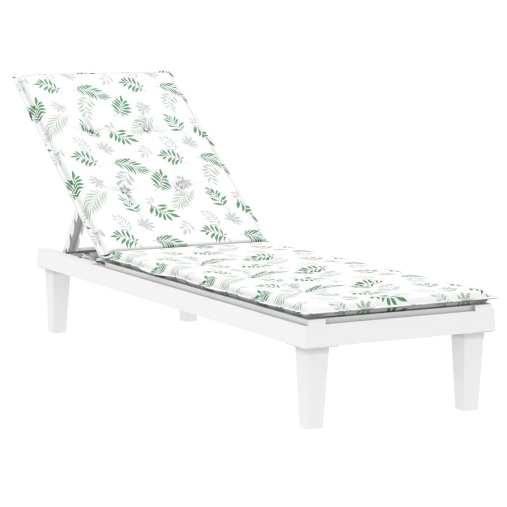 Deck Chair Cushion Leaf Pattern Oxford Fabric at Set Shop and Smile