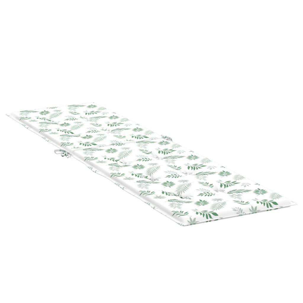 Deck Chair Cushion Leaf Pattern Oxford Fabric at Set Shop and Smile