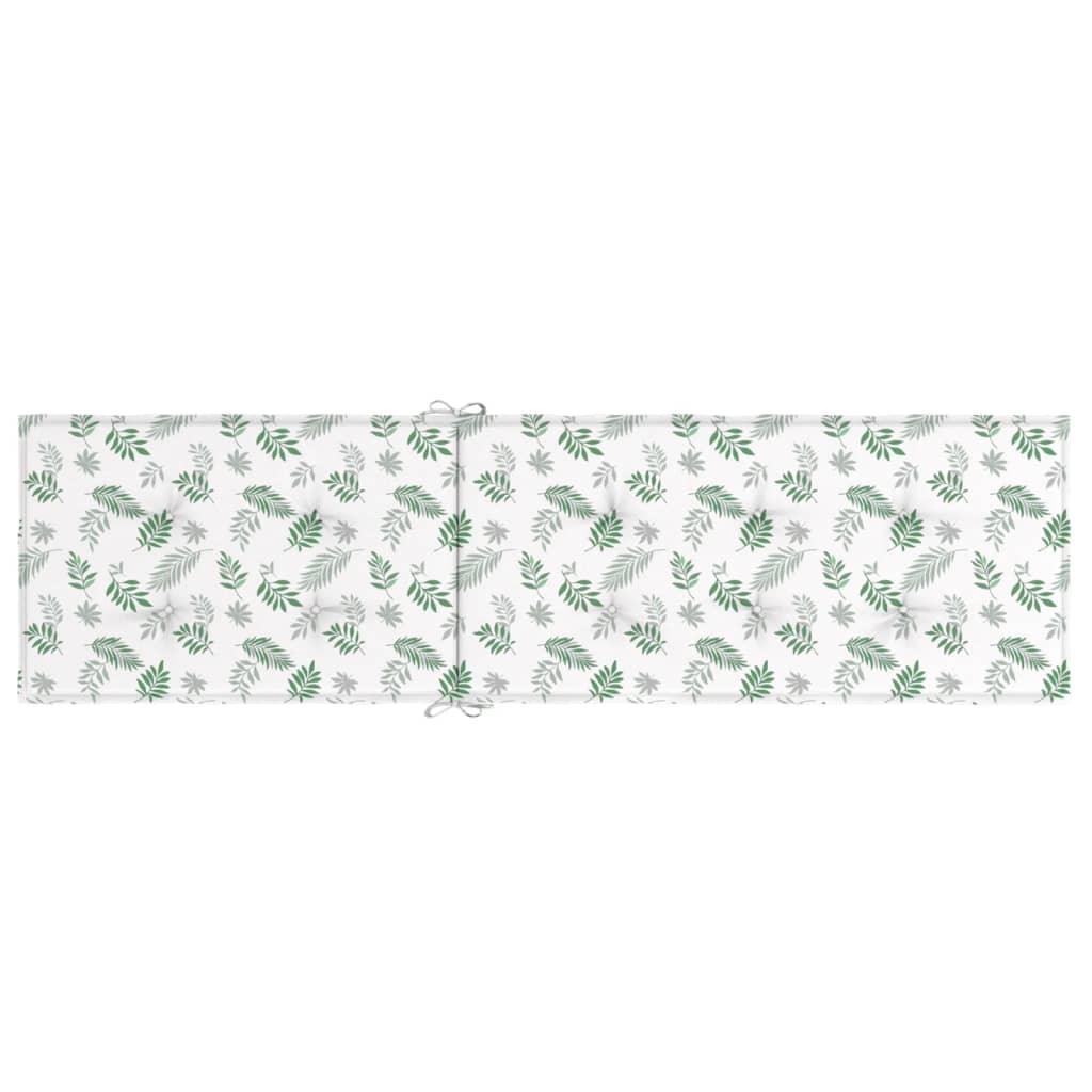 Deck Chair Cushion Leaf Pattern Oxford Fabric at Set Shop and Smile