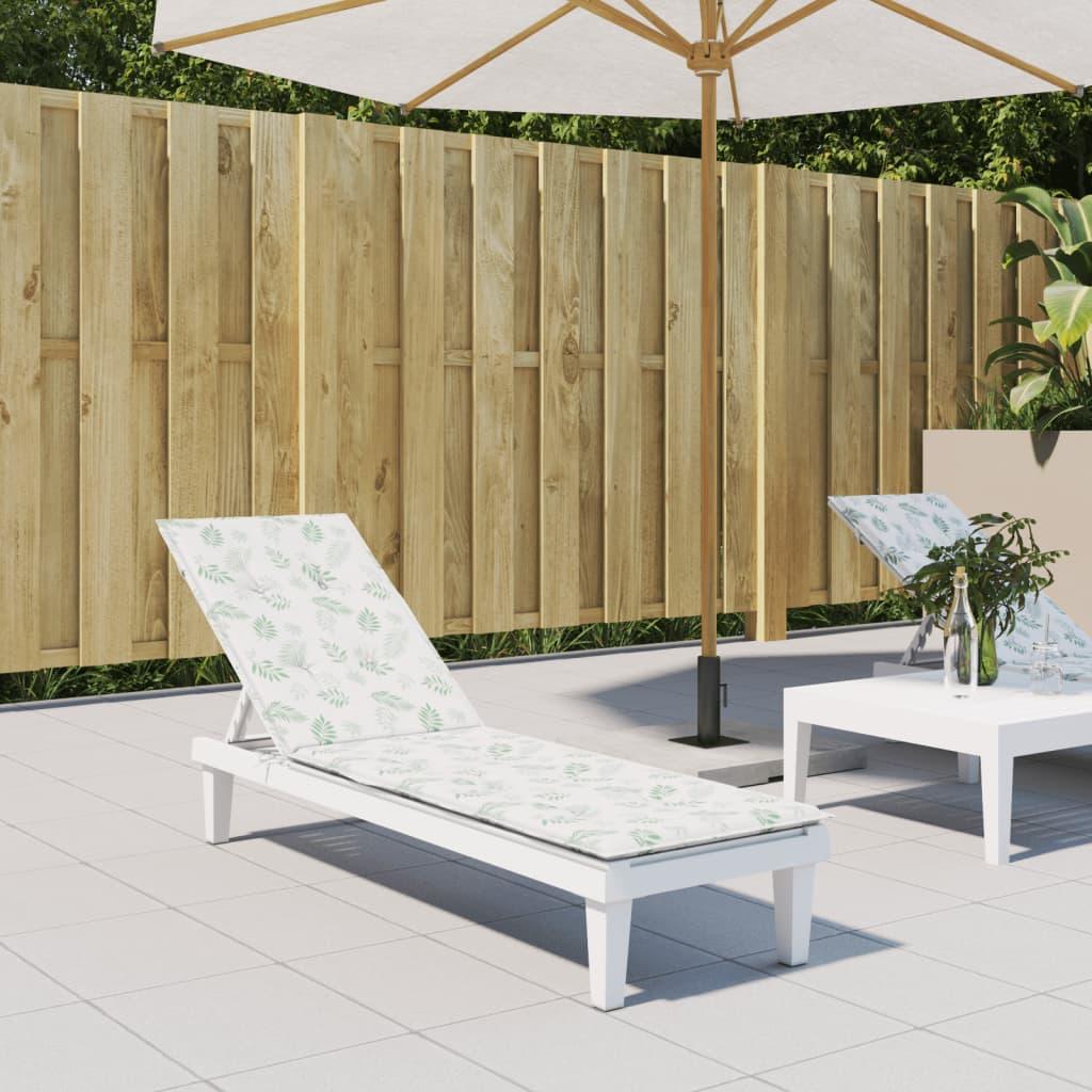 Deck Chair Cushion Leaf Pattern Oxford Fabric at Set Shop and Smile