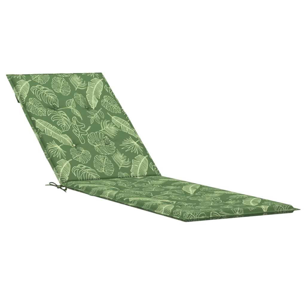 Deck Chair Cushion Leaf Pattern Oxford Fabric at Set Shop and Smile