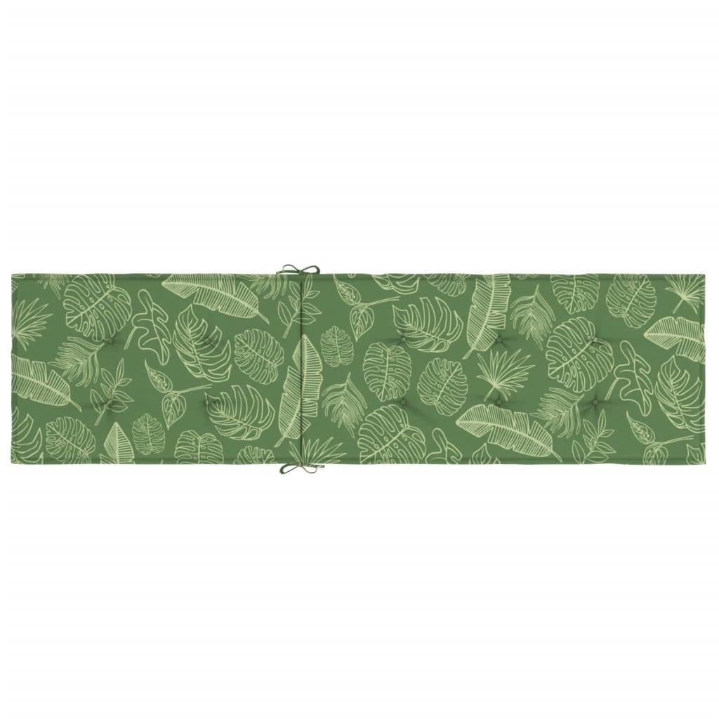 Deck Chair Cushion Leaf Pattern Oxford Fabric at Set Shop and Smile