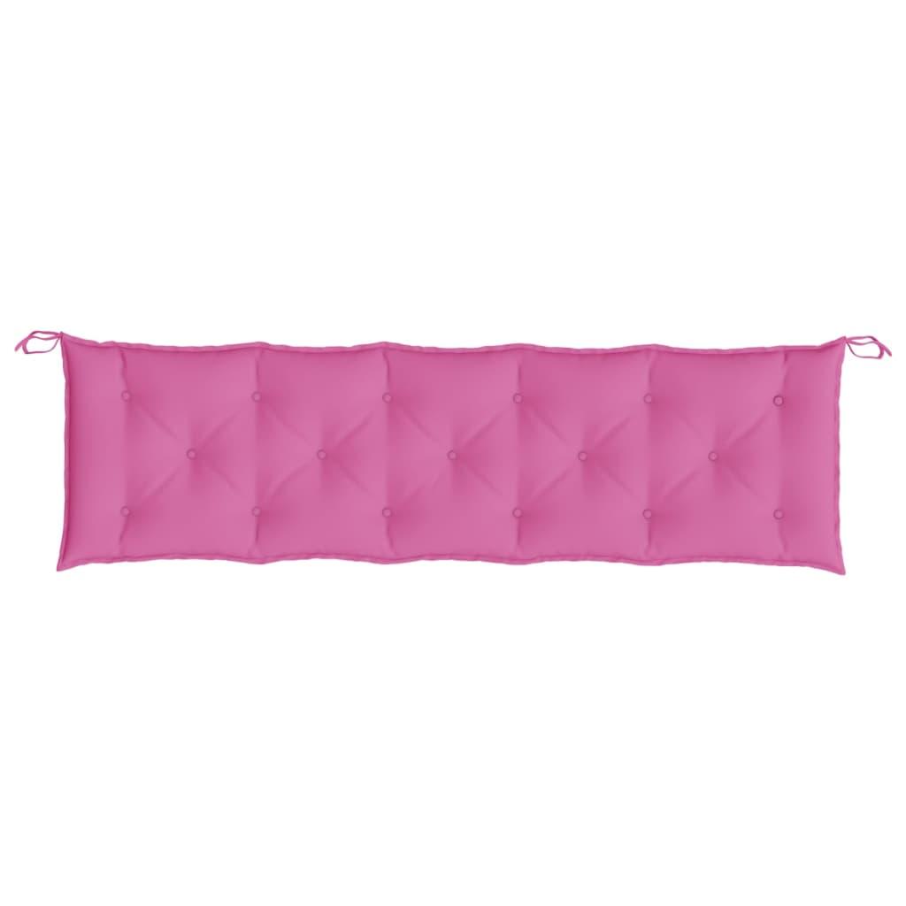 Garden Bench Cushion Pink 70.9"x19.7"x2.8" Oxford Fabric at Set Shop and Smile