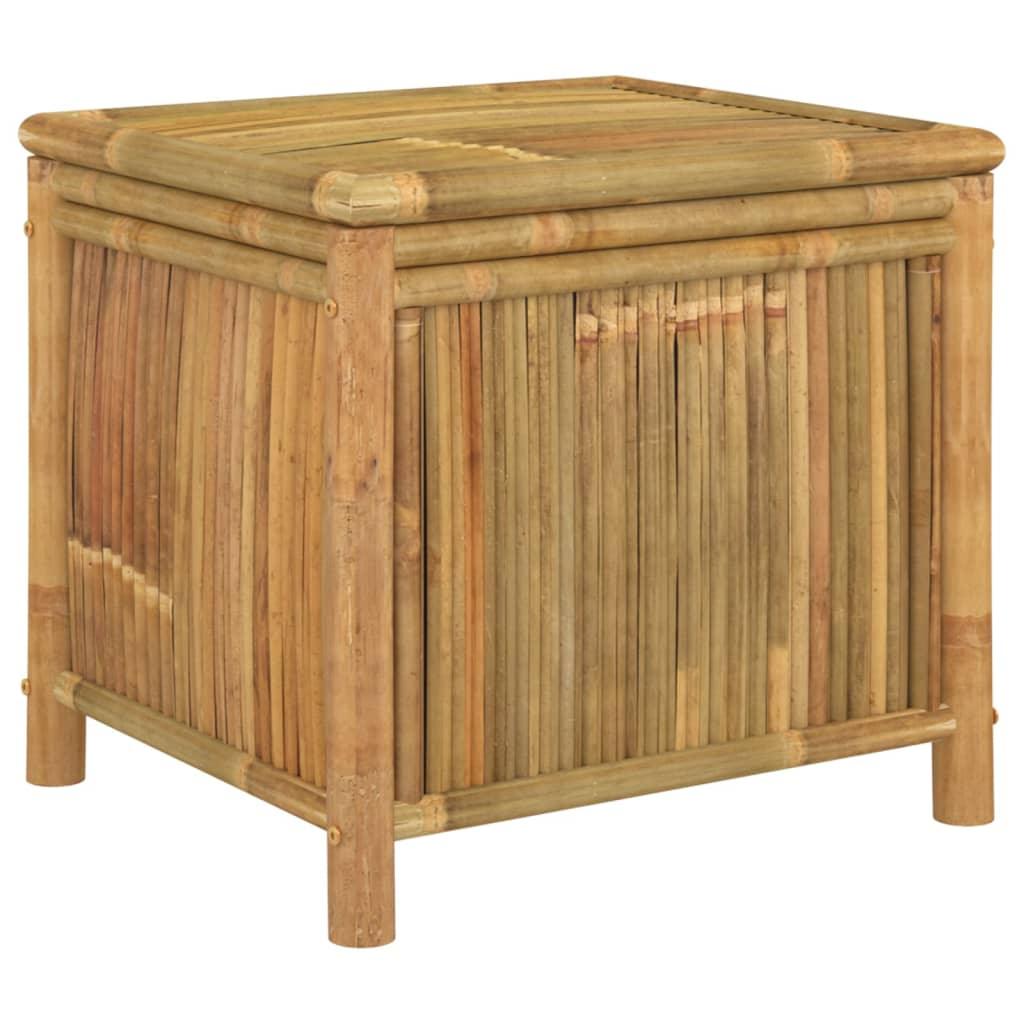 Patio Storage Box 23.6"x20.5"x21.7" Bamboo at Set Shop and Smile