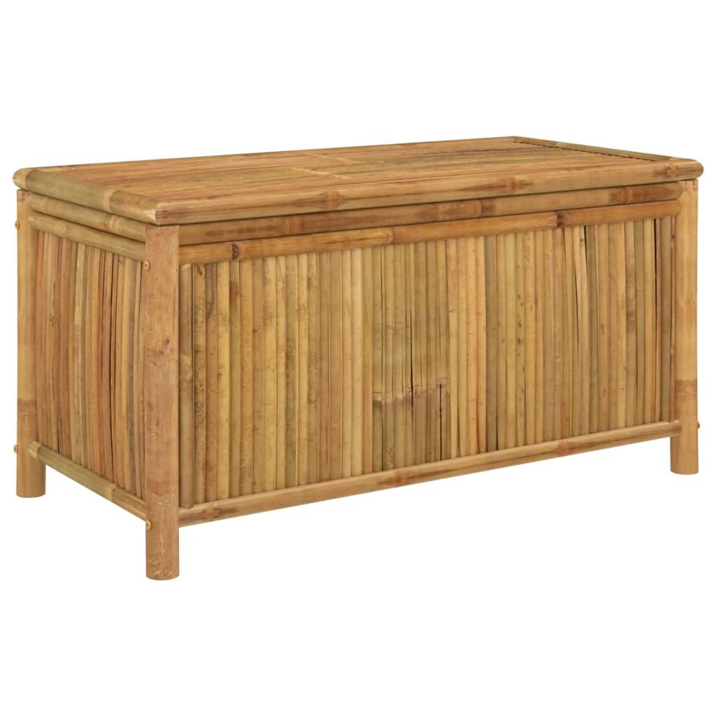 Patio Storage Box 43.3"x20.5"x21.7" Bamboo at Set Shop and Smile
