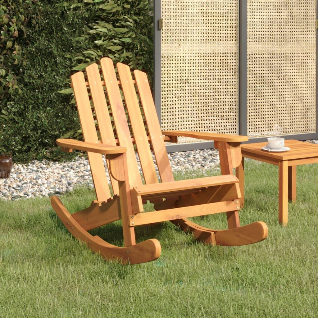 Adirondack Rocking Chair Solid Wood Acacia at Set Shop and Smile